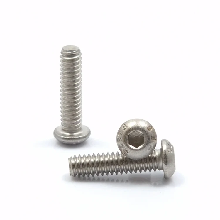 Śruba No"8 UNC(32)x3/4"(19mm) ANSI B18.3 (ISO 7380) Nierdzewna 18-8 (A2)