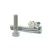 Śruba 3/8" UNC(16)x2,3/4"(70mm) ANSI 18.2.1 (DIN 931) Nierdzewna A2(18-8)