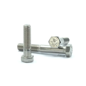 Śruba 7/8" UNC(9)x3,1/2"(89mm) ANSI 18.2.1 (DIN 931) Nierdzewna A2(18-8)