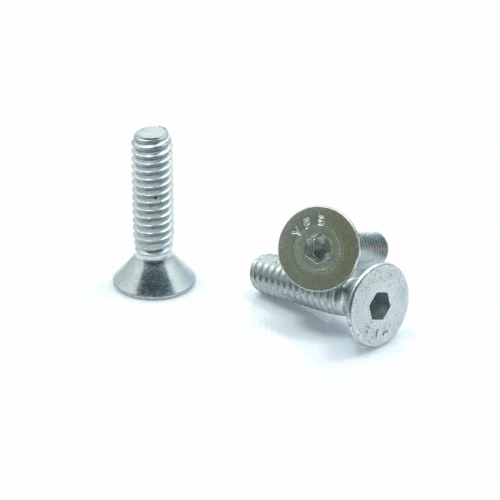 Śruba 1/4" UNC(20)x1"(25mm) ANSI B18.3 (DIN 7991) ASTM F835 (Kl.10,9/12,9) Zn