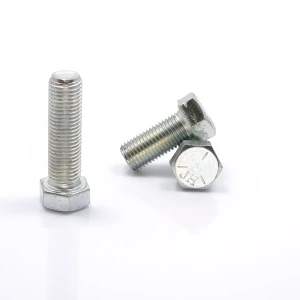 Śruba 1/4" UNF(28)x1/2"(12mm) ANSI B18.2.1(DIN 961) Grade_5(~Kl.8,8) Zn