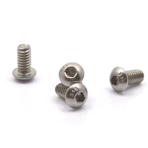 Śruba No"4 UNC(40)x1/4"(6mm) ANSI B18.3 (ISO 7380) Kwasodporna A4 (316)