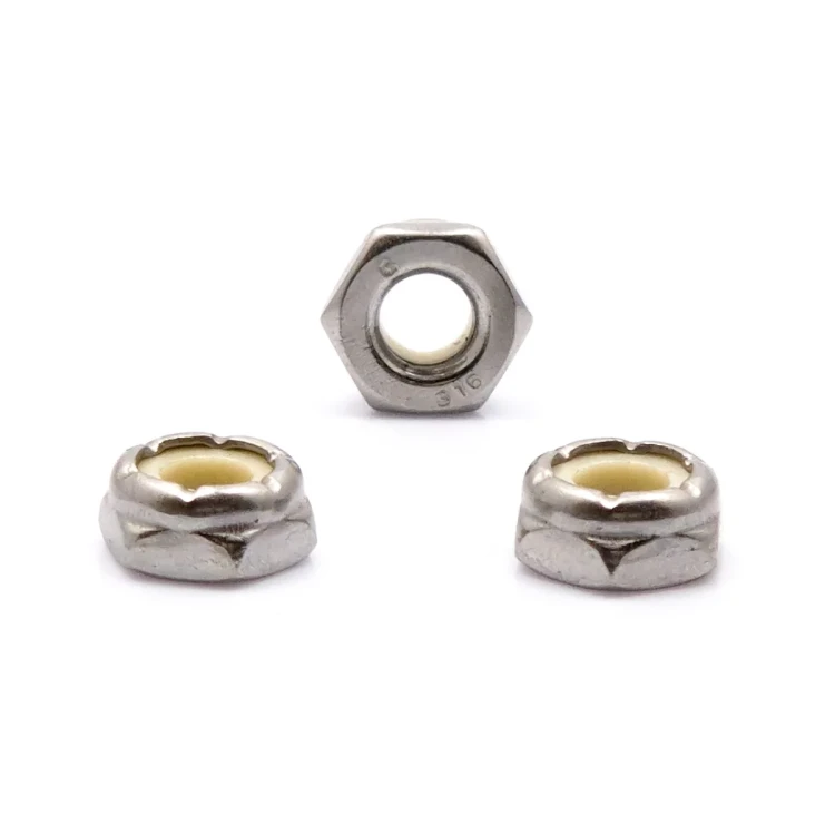 Nakrętka 1/4"UNF(28) IFI100/107THIN(~DIN 985 NISKA) A4 (316)