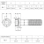 Śruba No"1 UNC(64)x3/4"(19mm) ANSI B18.3(DIN 912) ASTM A574 (~Kl.12,9)