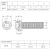 Śruba No"8 UNC(32)x7/8"(22mm) ANSI B18.3(DIN 912) ASTM A574 (~Kl.12,9)