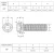Śruba 1/2" UNC(13) ANSI B18.3(DIN 912) ASTM A574 (~Kl.12,9) rysunek techniczny wymiary