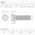 Śruba 5/8" UNC(11) ANSI B18.3 (DIN 912) Nierdzewna 18-8 (A2) RYSUNEK TECHNICZNY
