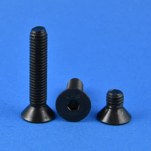 Śruba No"5-UNC(40)x3/8"(9mm) ANSI B18.3 (DIN 7991) ASTM F835 (Kl.10,9/12,9)