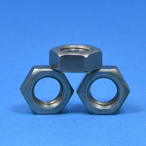 Nakrętka 3/8"UNF(24) NISKA DIN 936 sw 9/16" 5,6mm wysokości