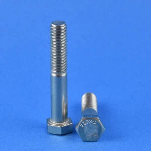 Śruba 3/8" UNC(16)x5"(127mm)  ANSI B18.2.1 (DIN 931) Nierdzewna A2(18-8)