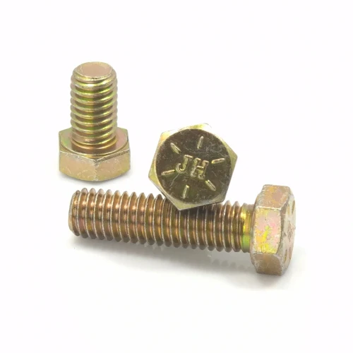 Śruba 9/16" UNC(12)x1,1/2"(38mm) ANSI B18.2.1(DIN 933) Grade_8(~Kl.10,9) Zn
