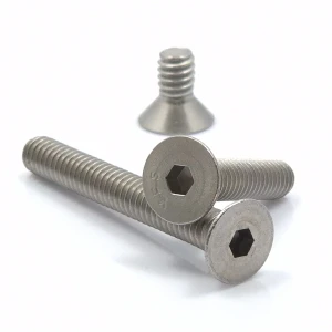 Śruba 5/8" UNC(11)x2,1/2"(63mm)*(długość całkowita) ANSI B18.3 (DIN 7991) Nierdzewna 18-8 (A2)