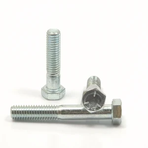 Śruba 7/8" UNC(9)x4,1/4"(108mm) ANSI B18.2.1(DIN 931) Grade_5(~Kl.8,8) Zn