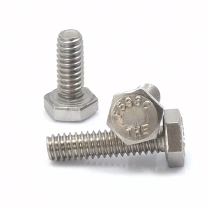 Śruba 1/4" UNC(20)x1/2"(12mm) ANSI B18.2.1 (DIN 933) Nierdzewna 18-8 (A2)