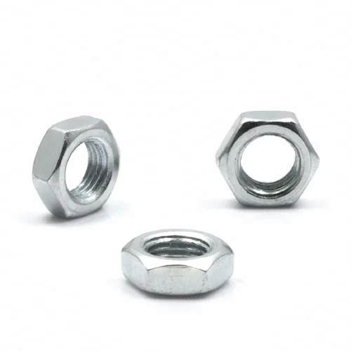 Nakrętka 1/4"UNC(20) NISKA DIN 936 Zn