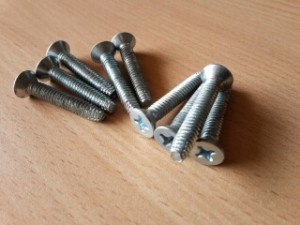 Śruba 1/4" UNCx38mm PH3 Zn  samogwintująca